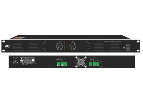 T-2060DSA  T-2120DSA  T-2240DSA 2-Channel Power Amplifier