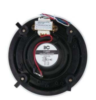 T-206T Ceiling Speaker (No-frame Speaker) (2.5W-5W-10W-20W)