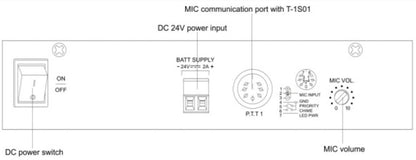 T-319 Remote Paging Microphone