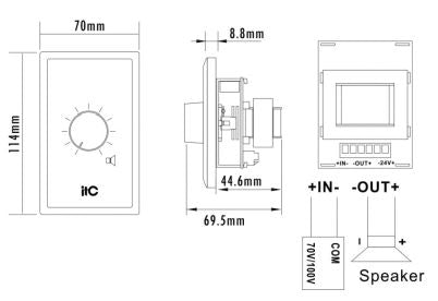 T-681  T-682  T-683  T-684  T-685 Volume Control