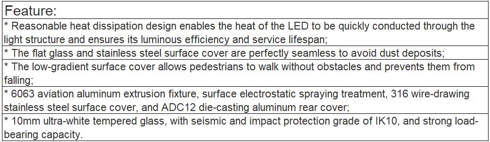 TL-LH6111,TL-LH6112,TL-LH6113,TL-LH6114,TL-LH6115,TL-LH6116 LED Underground Light