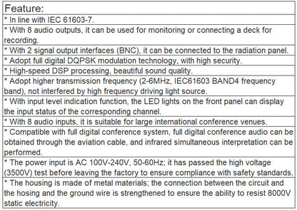 TS-0370H-8 Digital Infrared Transmitter