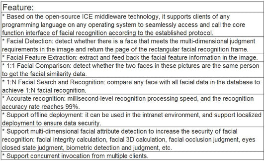 TS-8612FR Facial Recognition Software V3.037