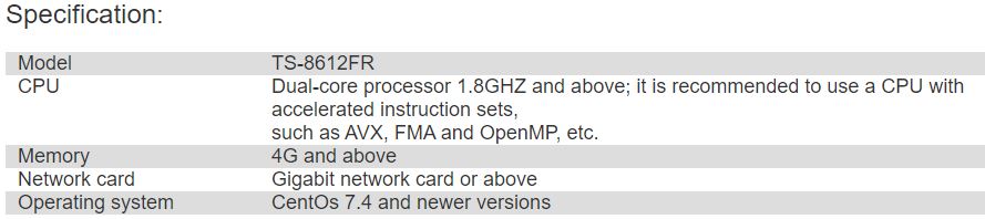 TS-8612FR Facial Recognition Software V3.037