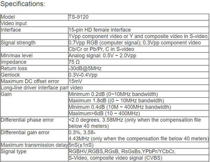 TS-9120 Long-distance Driver