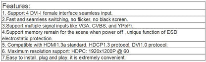 TS-9404DI 4 DVI Video Signal Input Card