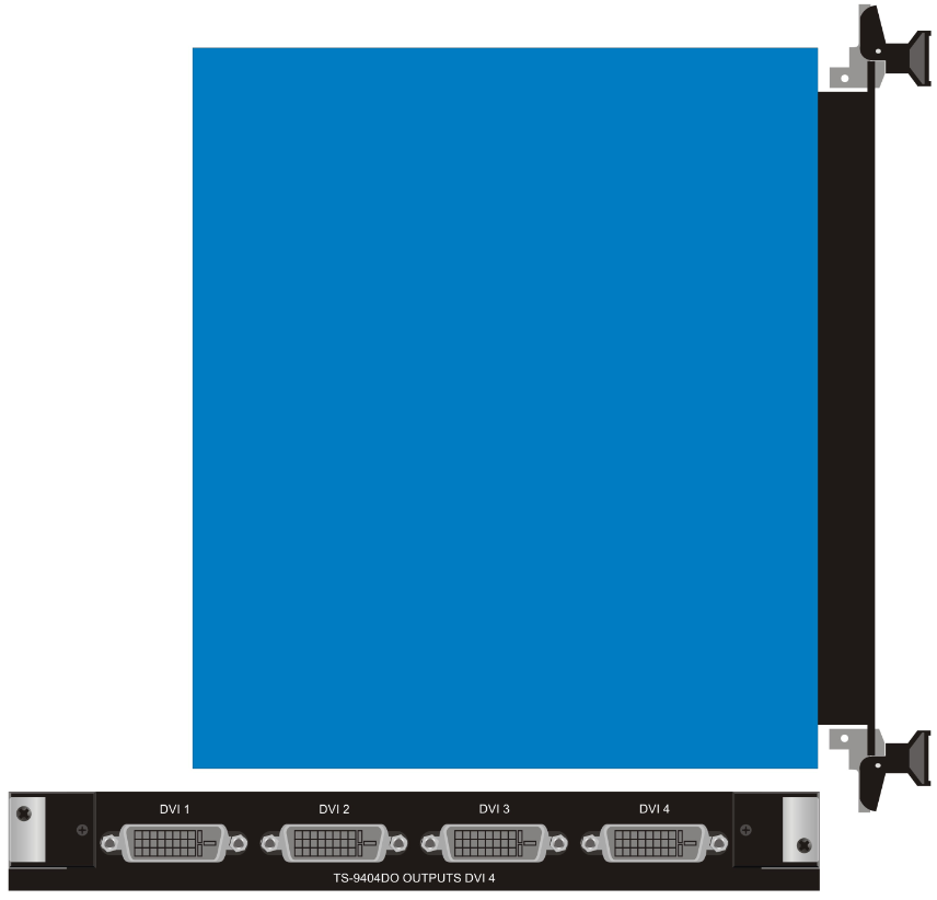 TS-9404DO 4 DVI Video Signal Output Card