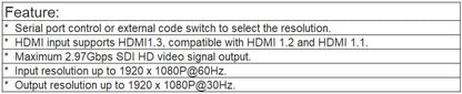 TS-9507HS HD Signal Converter