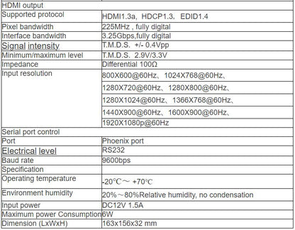 TS-9507SH HD Signal Converter