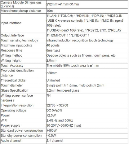 TV-S8175 itcHUB Intelligent Conference Flat Panel