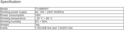 TV-8860HT Controller