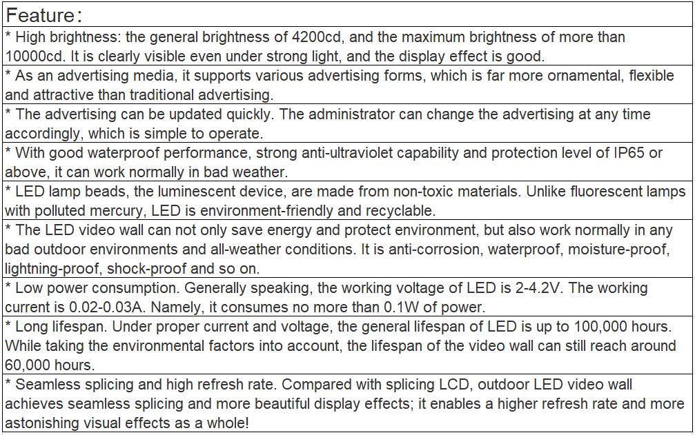 TV-OH1000-J Outdoor LED Display Series