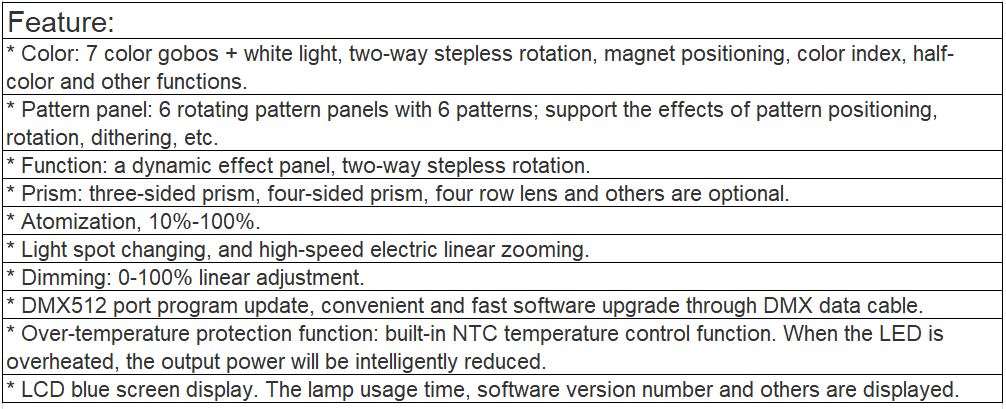 TL-LT203 300W Pattern Light