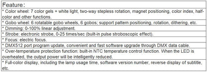 TL-LT203A Pattern Light