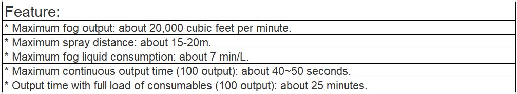 TL-SUT602S Stage Effect Fogger