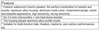 T-703HR HIFI Level Sound Column