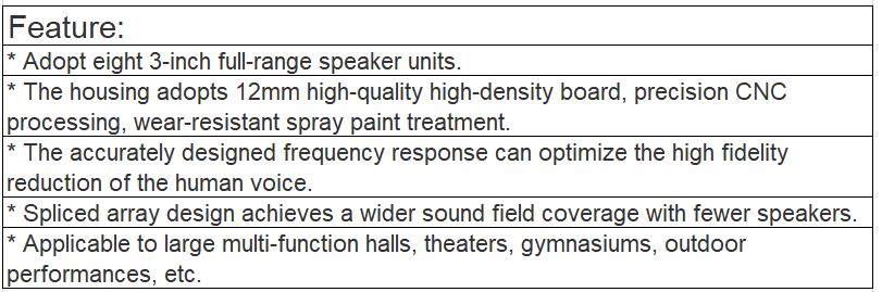 TS-803C Column Speaker