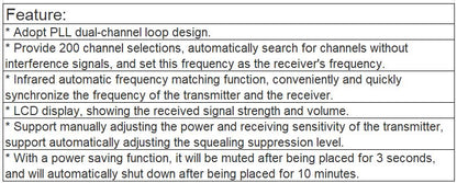 KT-M50T Wireless Microphone