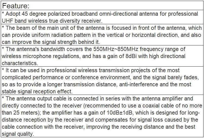 T-522S 45° Polarized Wideband Omnidirectional Antenna