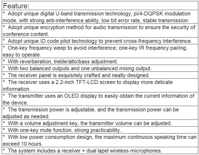 T-592UL Wireless Microphone