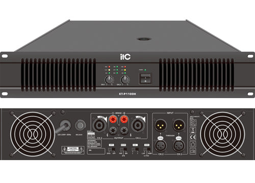 KT-P1100H Professional Amplifier