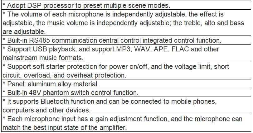 T-2240KS Multimedia Amplifier