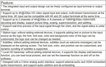 TV-711A4K HD Integrated Terminal