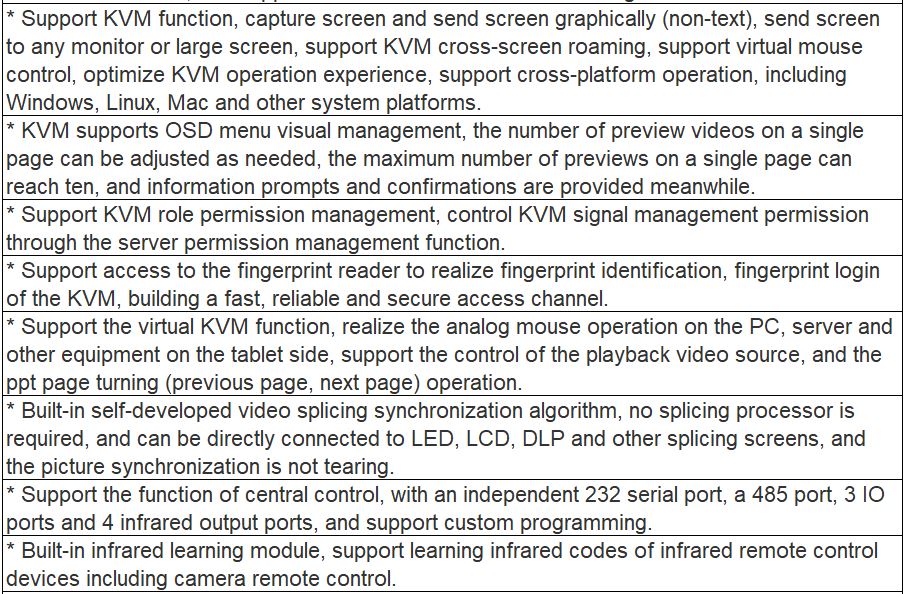 TV-711A4K HD Integrated Terminal