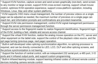 TV-711A4K HD Integrated Terminal